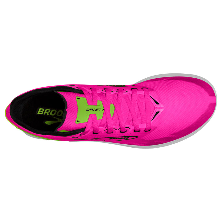 Brooks Draft XC Color: Pink Glo/ Green/ Black
