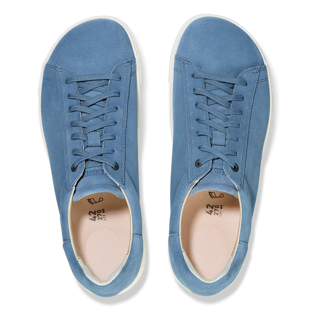 Women's Birkenstock Bend Low Suede Leather Color: Elemental Blue 3