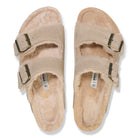 Women's Birkenstock Arizona Shearling Suede Leather 2