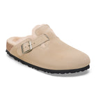 Women's Birkenstock Boston Shearling Suede Leather Clog 5