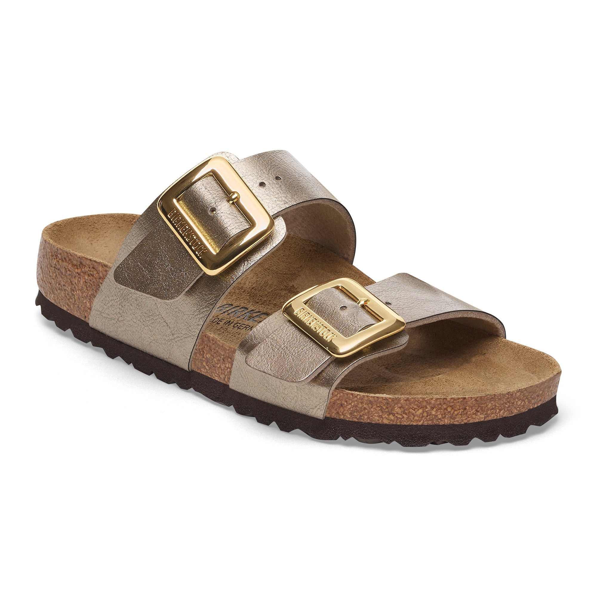 Women's Birkenstock Sydney Luxe Buckle Birko-Flor Sandal – Brown's