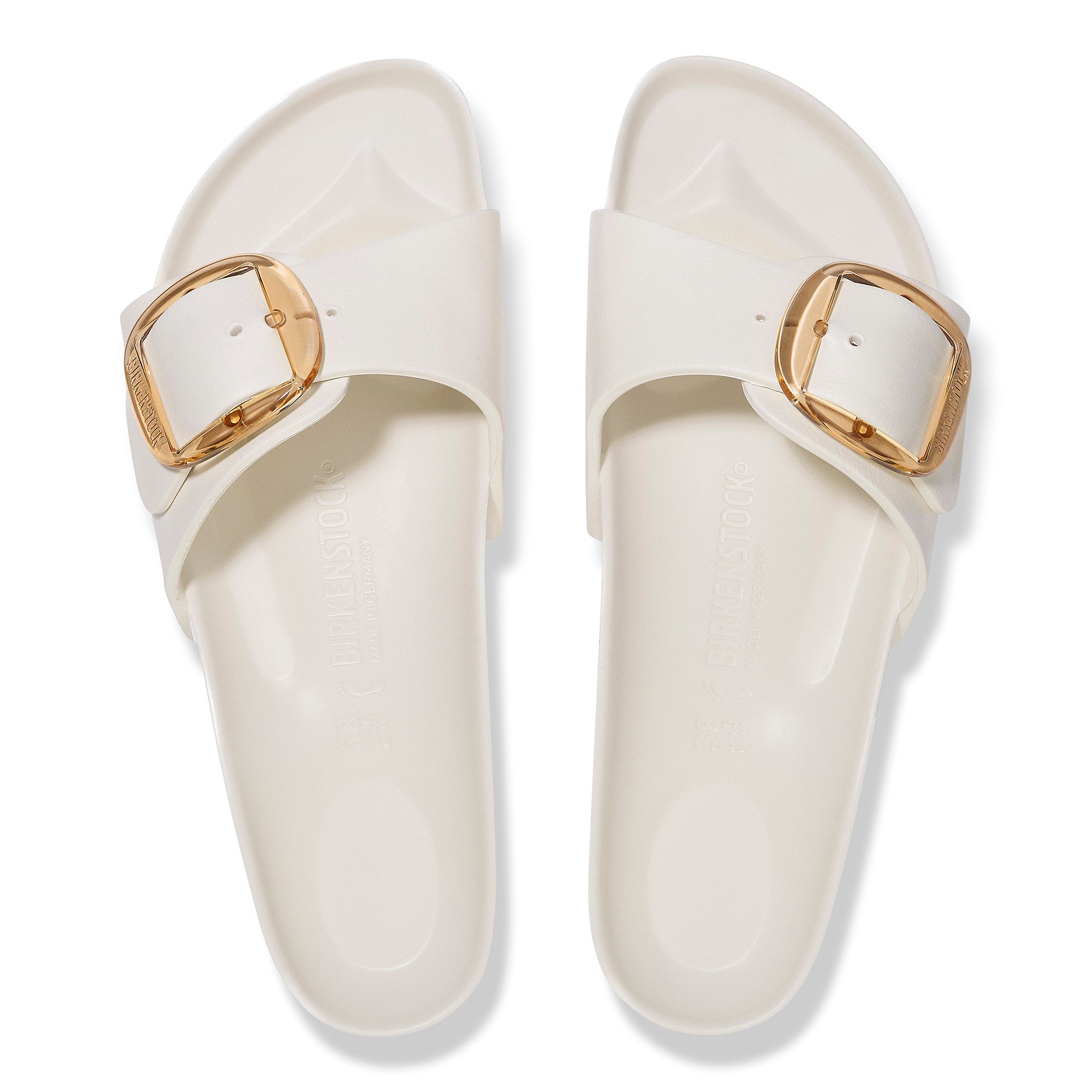 【極美品】BIRKENSTOCK Madrid Big Buckle EVA 白 Women's Birkenstock Madrid Big Buckle EVA – Brown's Shoe Fit Co