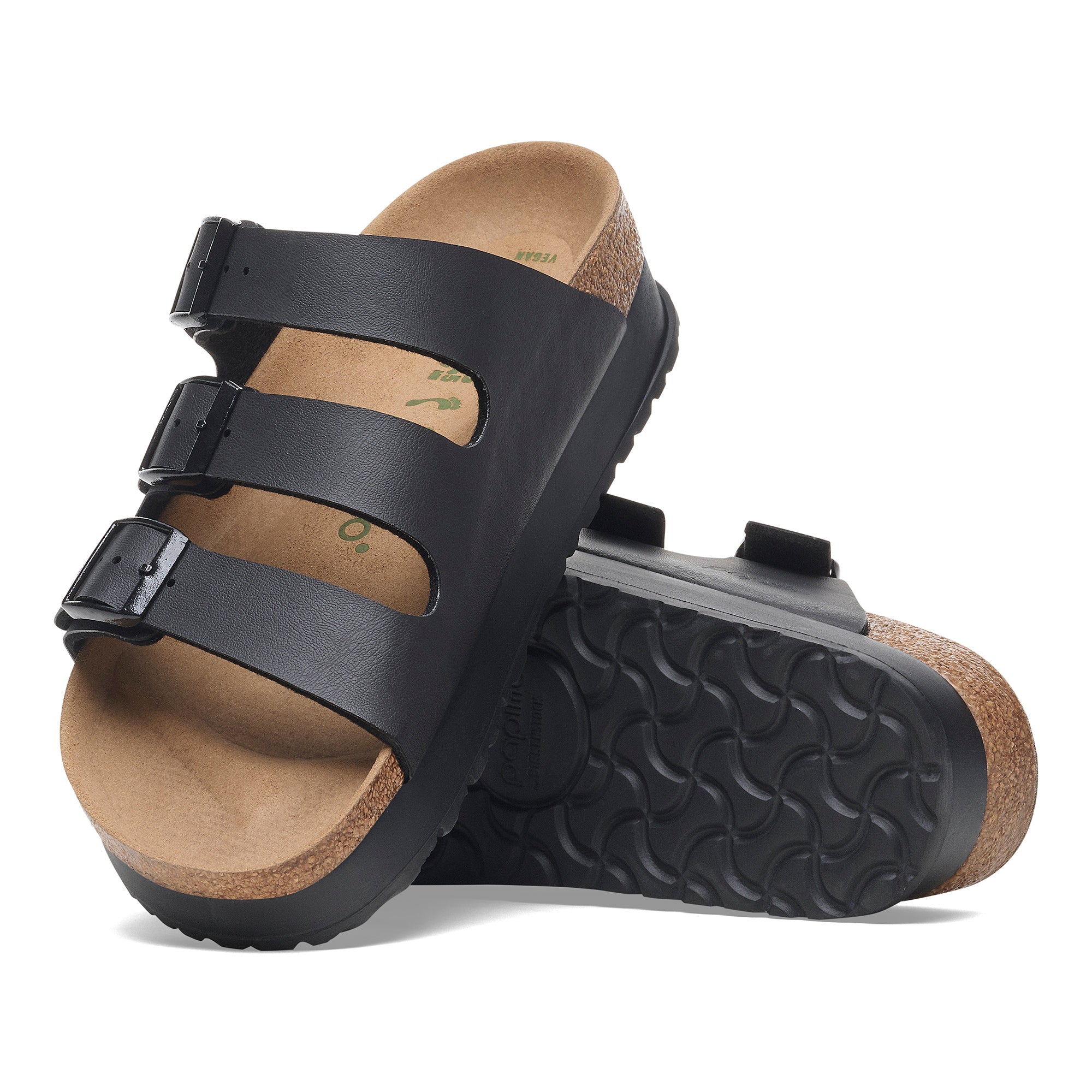 Women's Birkenstock Florida Vegan Flex Platform Birko-Flor 4