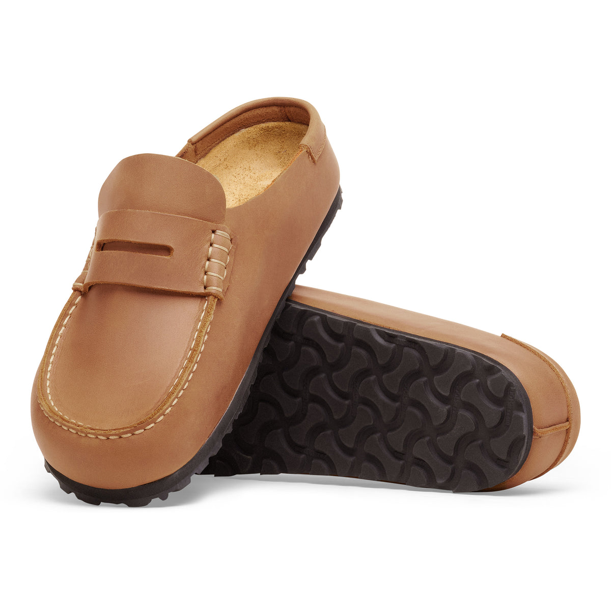 Birkenstock Brown Leather Loafers m25932136114_1.jpg main image 3