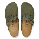 Women's Birkenstock Boston Braided Suede Leather  6