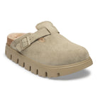 Women's Birkenstock Papillio Boston Chunky Shearling Suede Leather 2