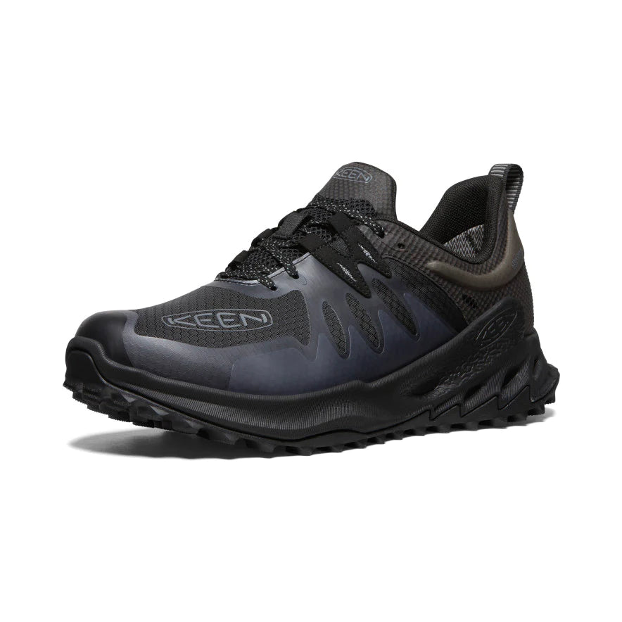 Men's Keen Zionic Waterproof Hiking Shoe Color: Black/Steel Grey 6