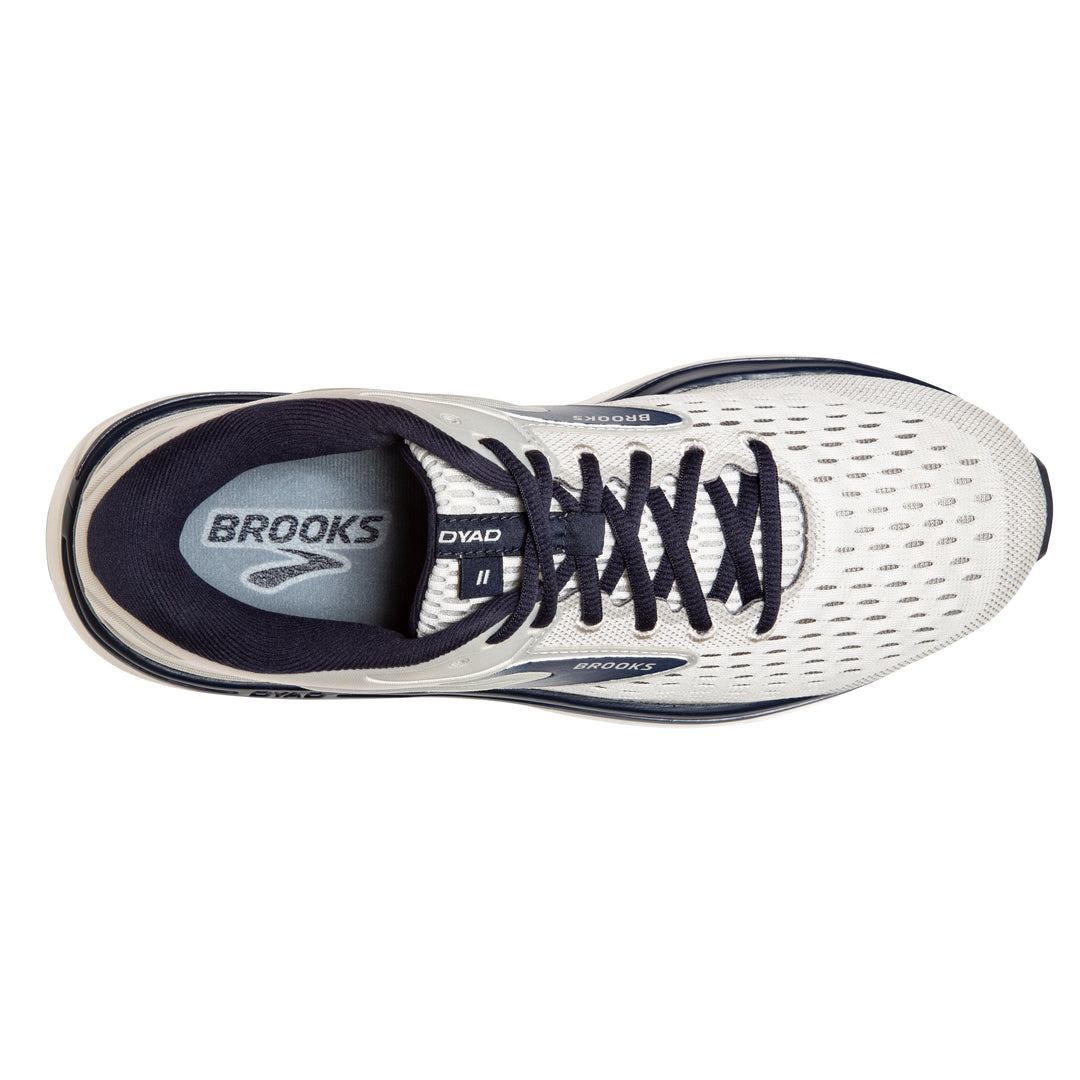 Men's Brooks Dyad 11 Color: Antarctica/Grey/Peacoat (WIDE WIDTH) 5