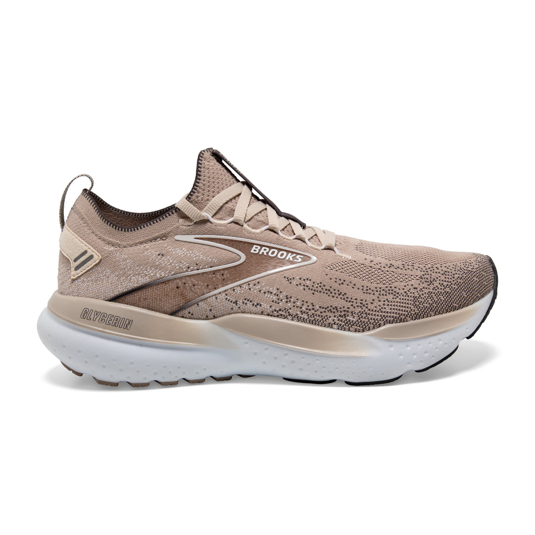 Men's Brooks Glycerin StealthFit 21 Color: Chateau Grey/Forged Iron 2