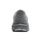 Gray athletic shoe on a white background