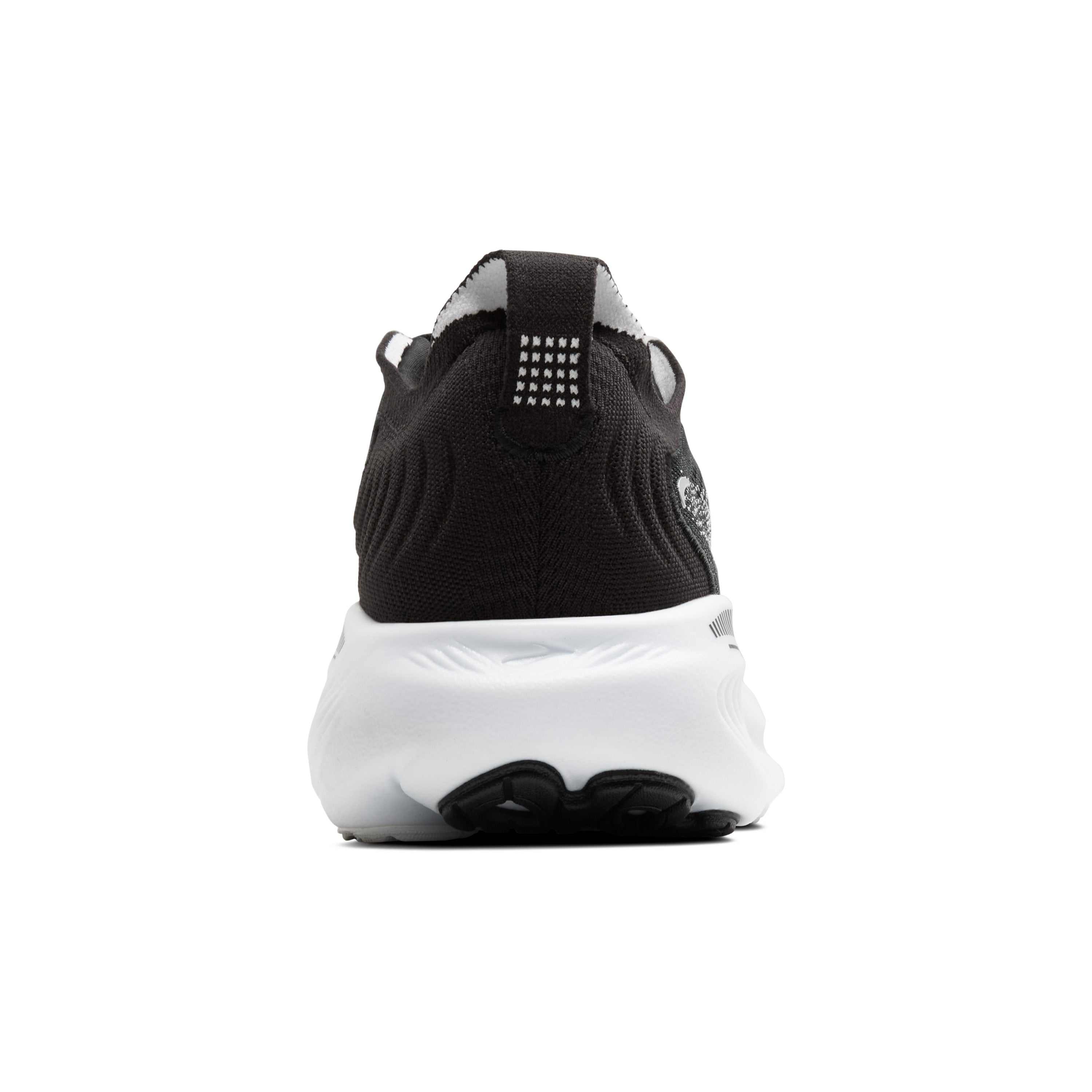 Black and white sneaker on a white background