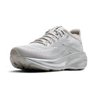 Gray running shoe on a white background
