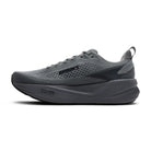 A dark gray Brooks running shoe shown from the side against a plain white background.