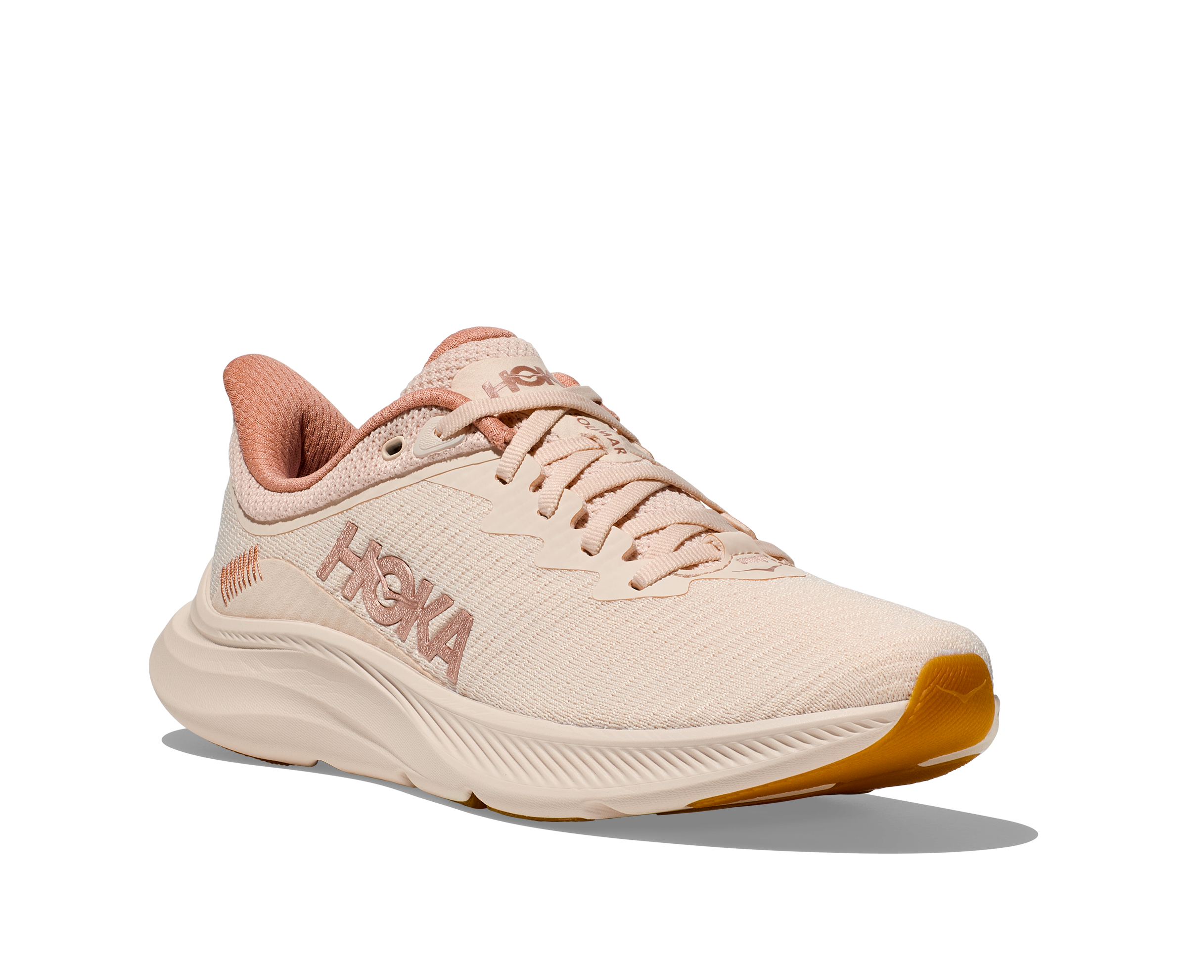 Women's Hoka Solimar Color: Vanilla / Sandstone 1