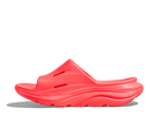 Red sandal on a white background