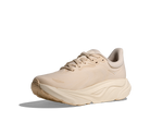 Beige running shoe on a white background