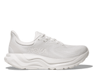 White running shoe with 'Hoka' branding on a white background