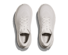 Pair of white sneakers on a white background