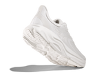 White athletic shoe on a white background
