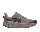 Gray running shoe with Hoka branding on a white background