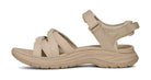 Beige sandal on a white background