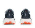Pair of black and orange sneakers with 'Arahi' branding on a white background