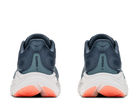 Pair of running shoes with a white sole and orange accents on a transparent background