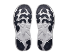Black and white shoe sole on a white background