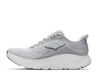 Gray running shoe on a white background