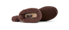 Brown UGG slippers on a white background
