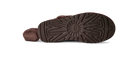 Brown winter boot sole on a white background