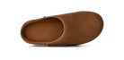 Brown sandal on a white background