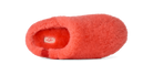 Red UGG slipper on a white background