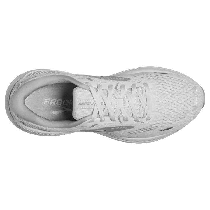 Women's Brooks Adrenaline GTS 23 Color: White/Oyster/Silver