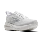 White running shoe on a white background