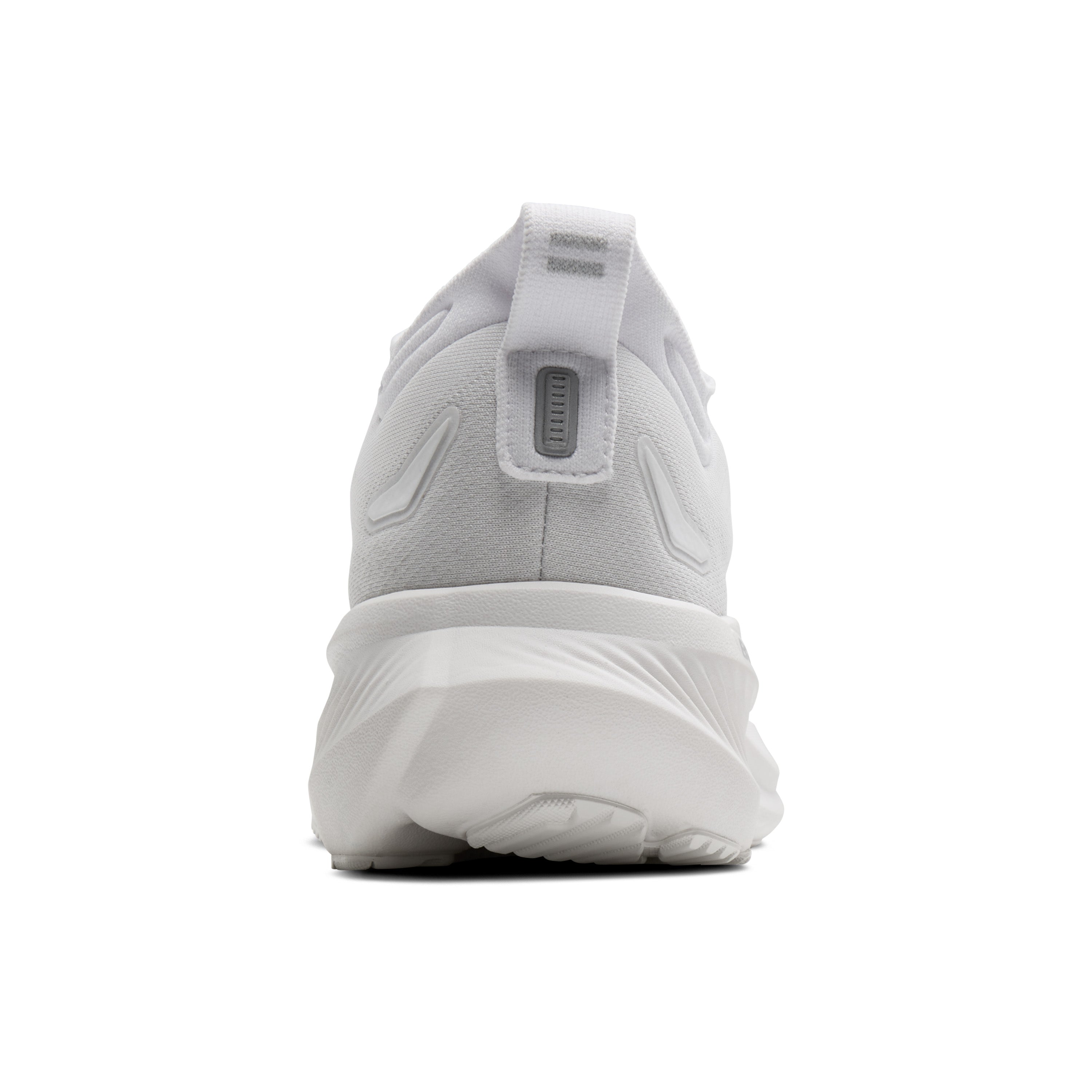White athletic shoe on a white background