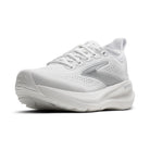 White running shoe on a white background