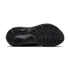 Black running shoe with 'Brooks' branding on a white background