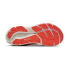 Close-up of a running shoe sole with 'Brooks' branding on a white background