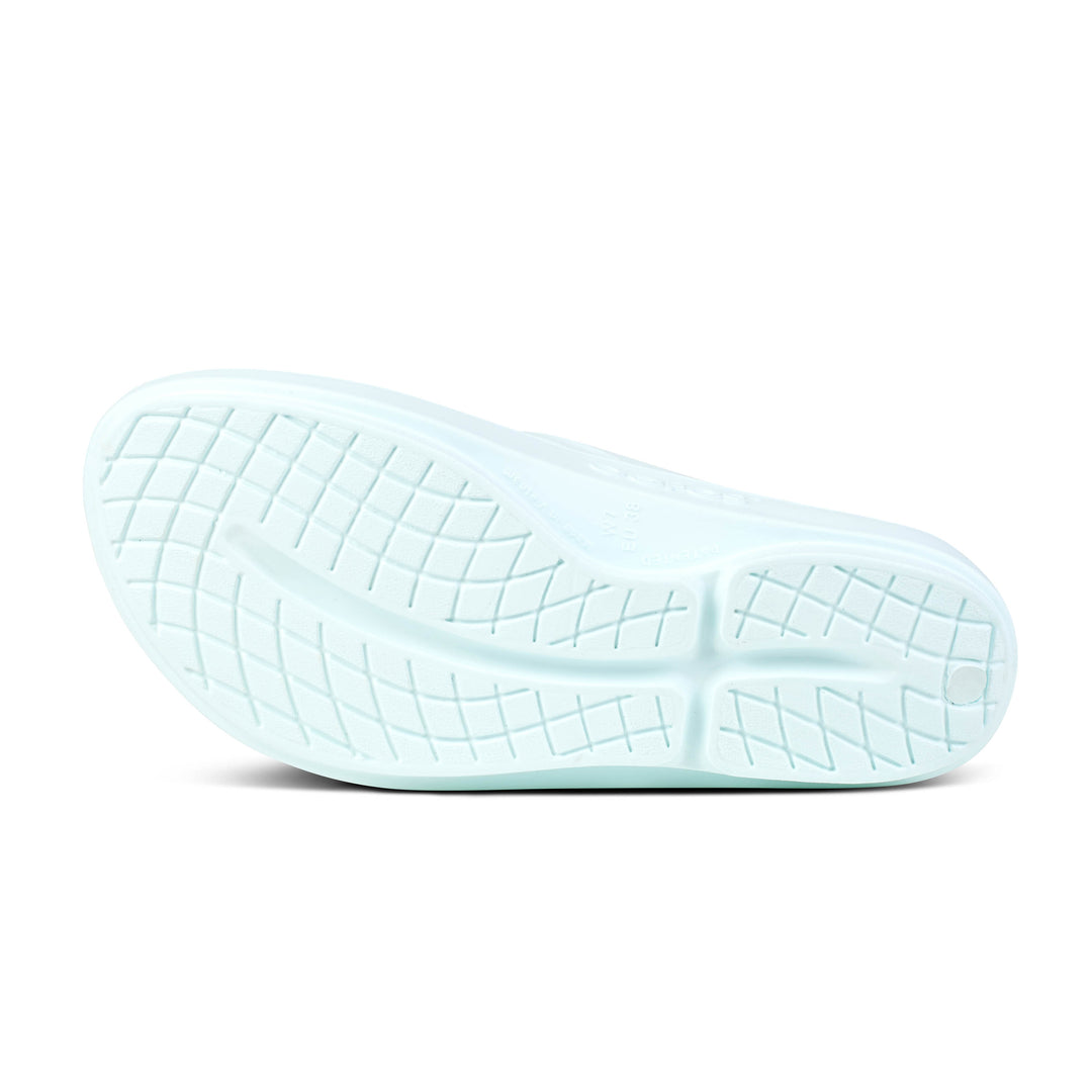 Women's OOfos OOlala Thong Color: Ice 3
