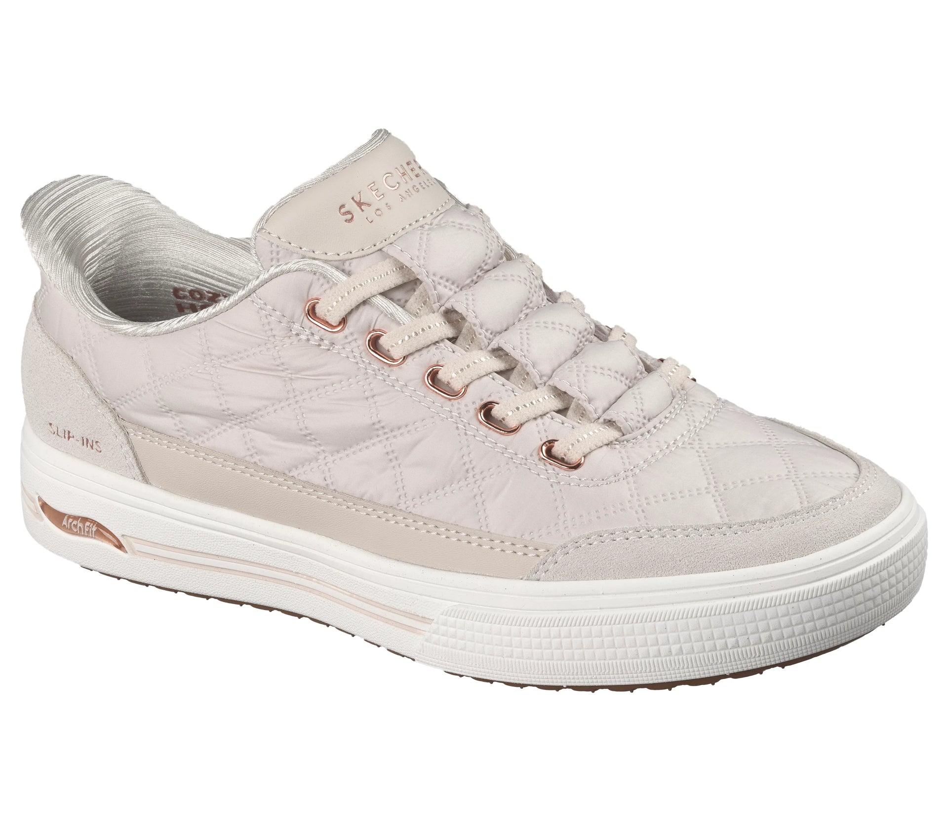 Summer オットマン Women's Skechers Slip-ins Arch Fit Arch Fit Arcade Cozy Fit Cuddle