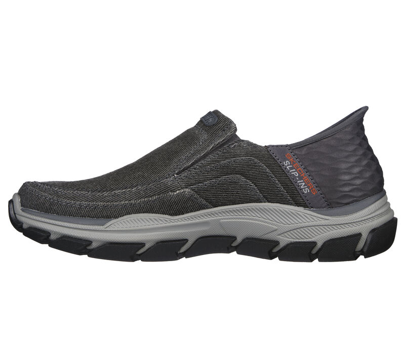 Men's Skechers Slip-Ins Respected Holmgren Color: Charcoal (MEDIUM & EXTRA WIDE WIDTH)
