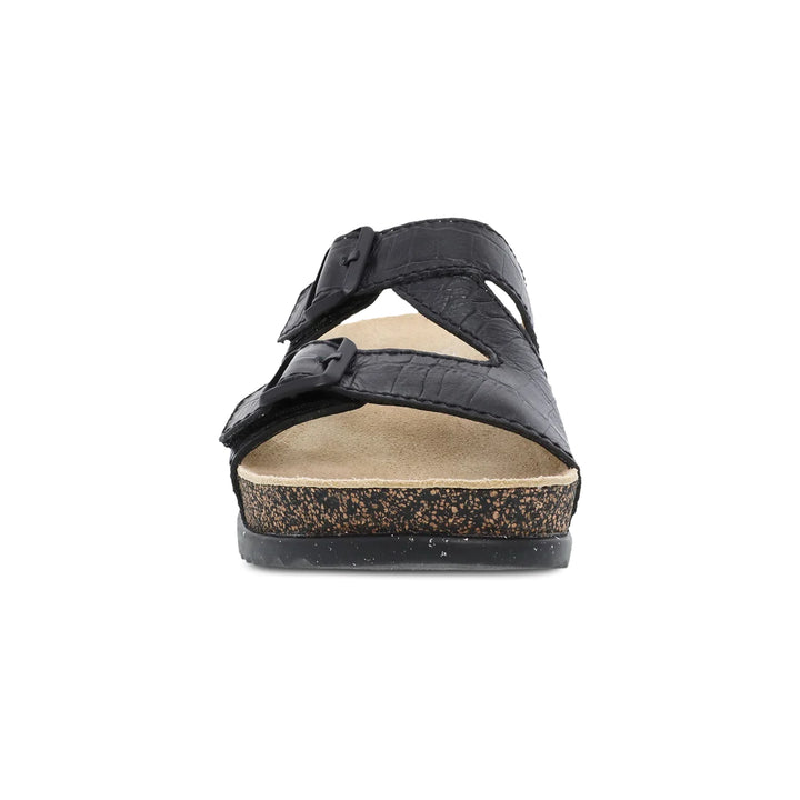 Women's Dansko Dayna Color: Black Croc Sandal  6