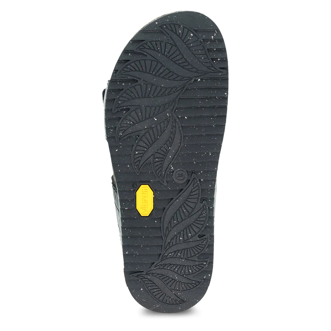 Women's Dansko Dayna Color: Black Croc Sandal  3