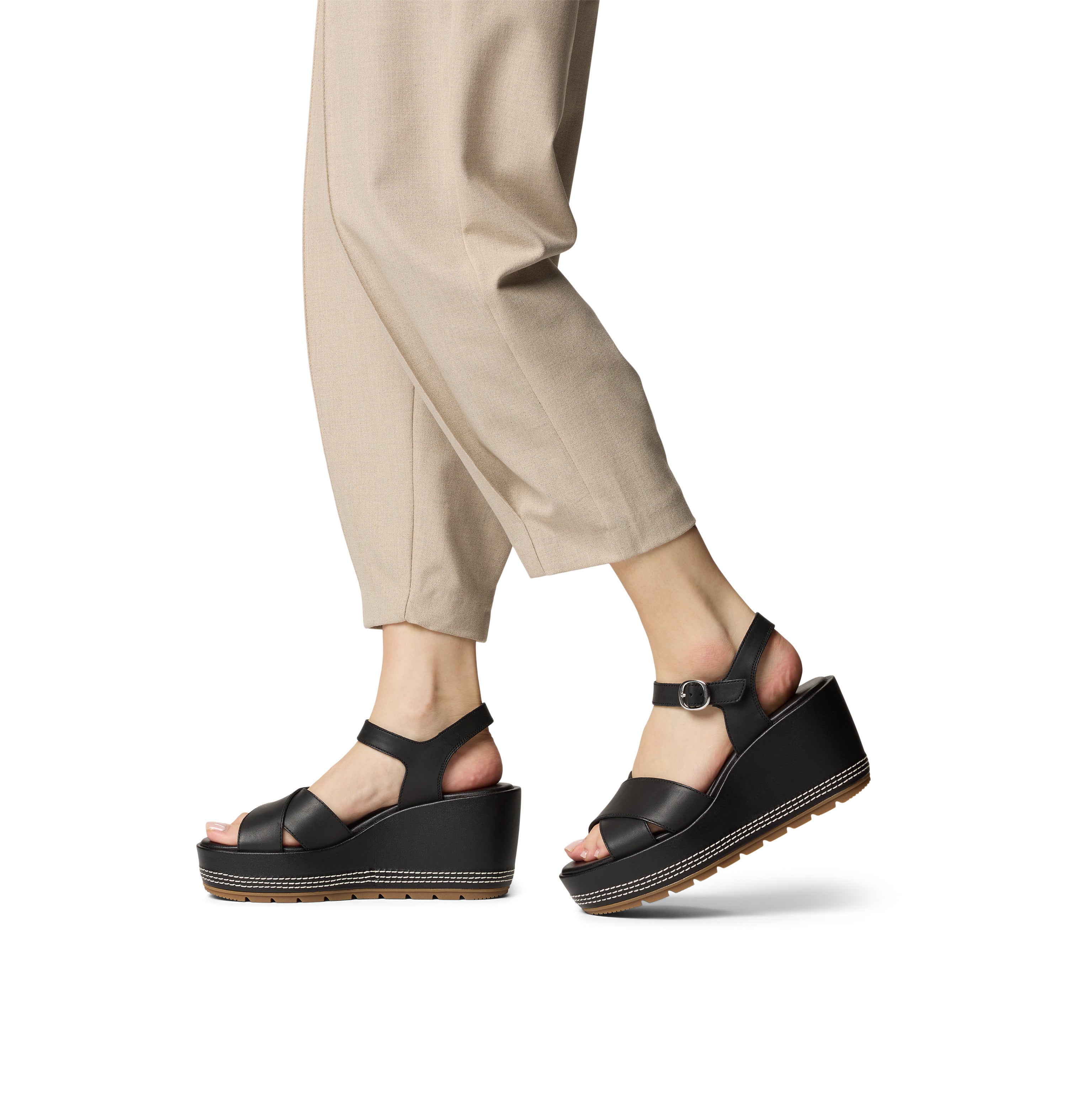 Women's Sorel Sunpeak Wedge Ankle Strap Sandal 15