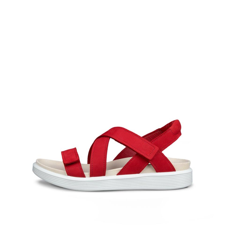 Women's Ecco Soft Sandal Cross Strap 4