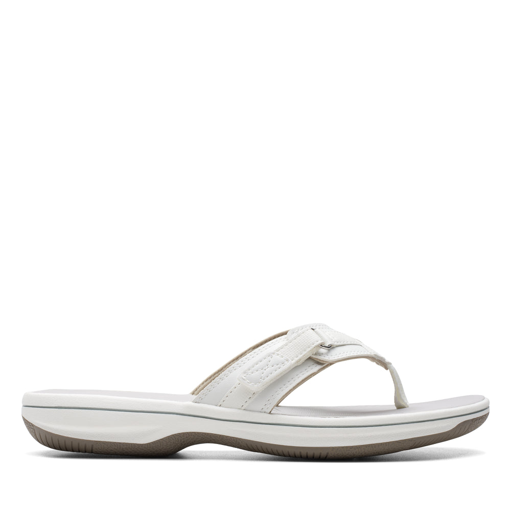 Women's Clarks Breeze Sea Color: White Synthetic  2