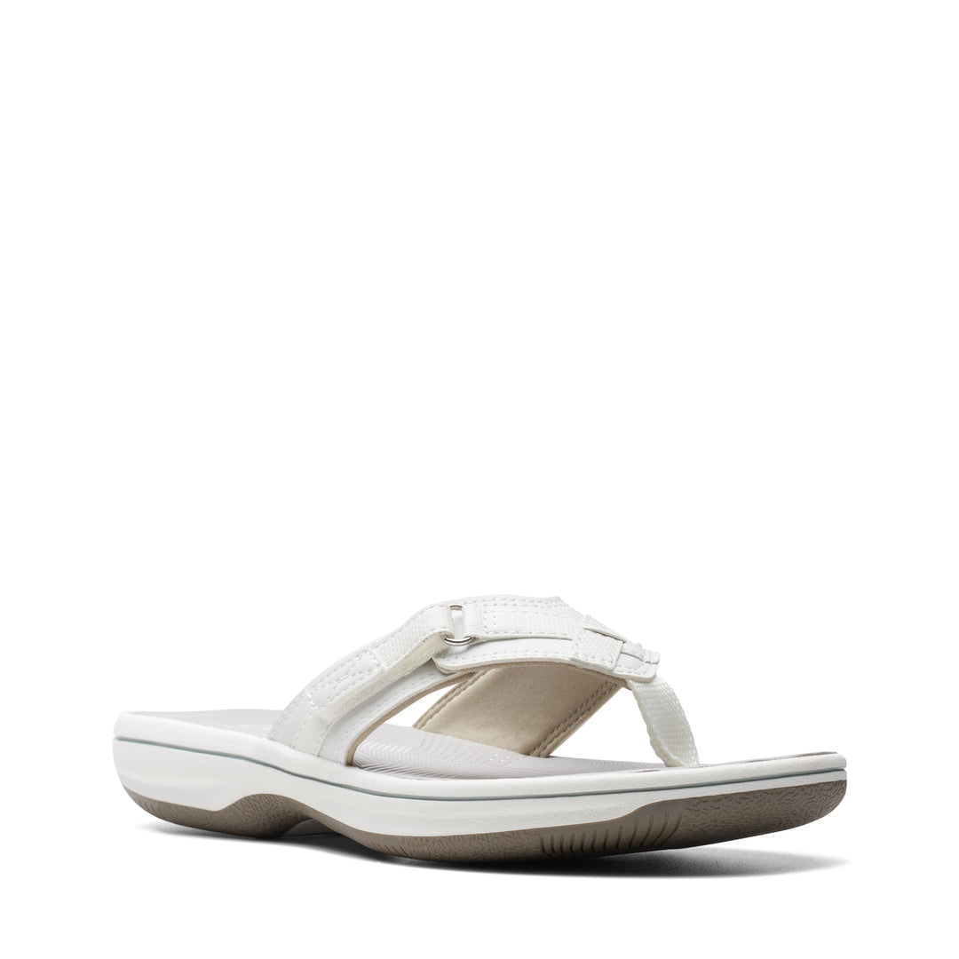 Women's Clarks Breeze Sea Color: White Synthetic  1