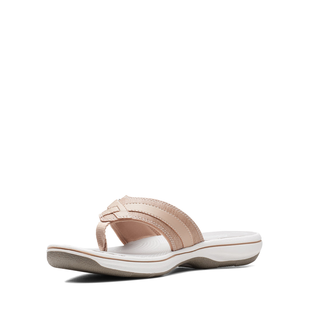 Women's Clarks Breeze Sea Color: Taupe Synthetic  4