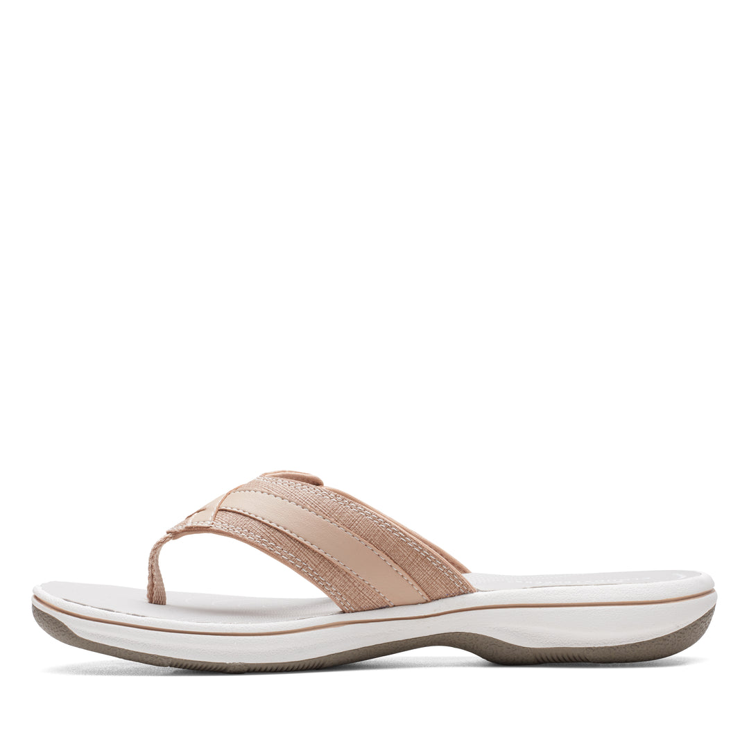 Women's Clarks Breeze Sea Color: Taupe Synthetic  5